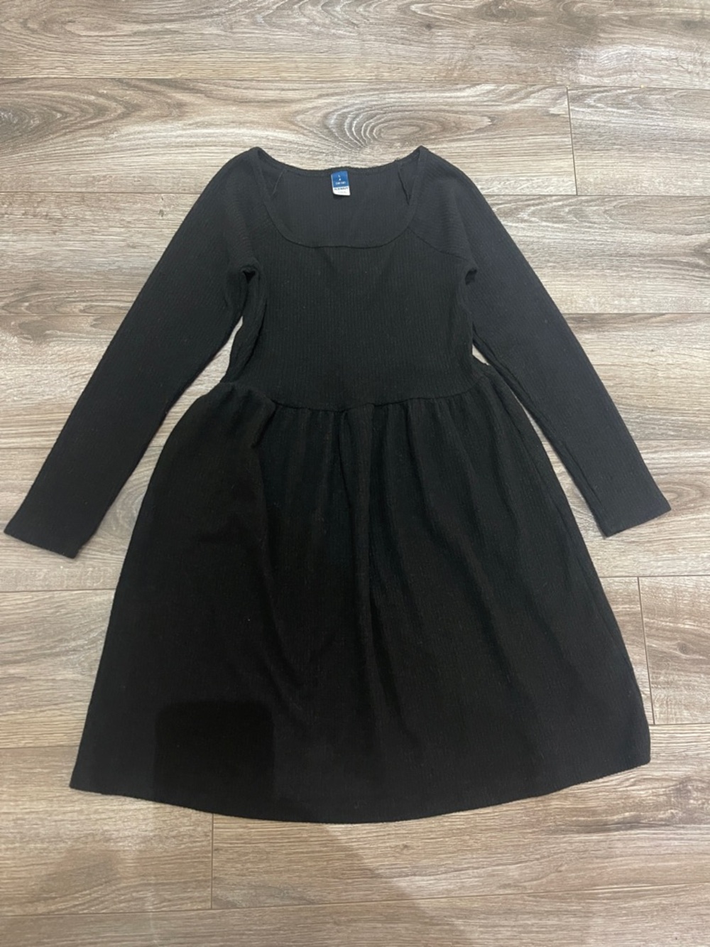 $5 w/ min $20 spend Old Navy Ribbed Black Dress Size 10-12